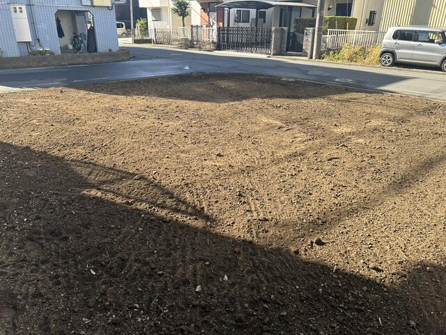 現地土地／敷地北東側より撮影