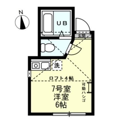 間取り図／間取図　１０７号室