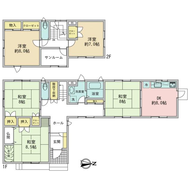 house for sale in Shibata, Niigata | ¥15,000,000 | 5DK | Akiyama hous…