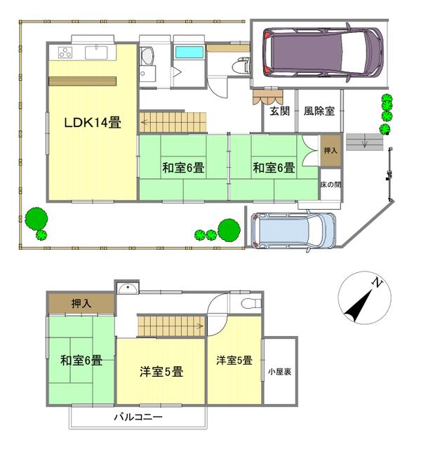 house for sale in Niigata, Niigata | ¥13,500,000 | 5LDK | Akiyama hou…