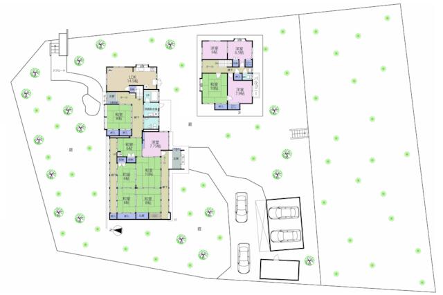 detached 新潟県新潟市西区五十嵐３の町南 地図を見る