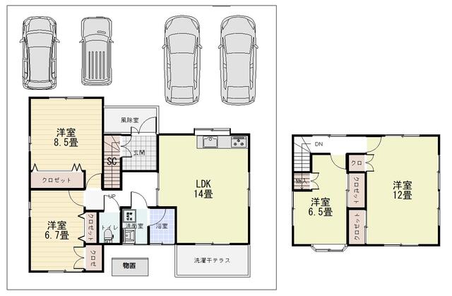 detached 新潟県北蒲原郡聖籠町大字藤寄