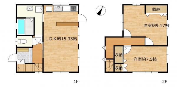 detached 新潟県胎内市長橋 地図を見る
