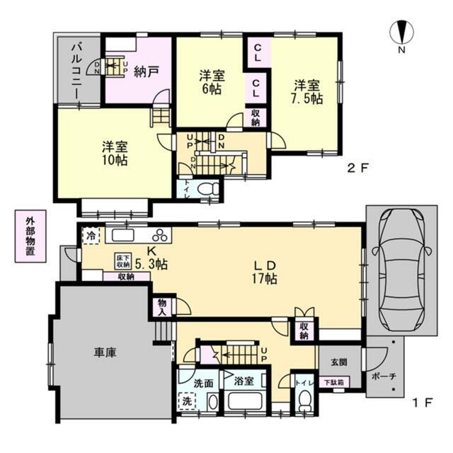detached 富山県中新川郡上市町中江上 地図を見る