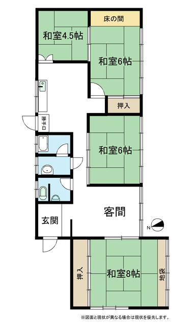 detached 富山県南砺市福光 地図を見る