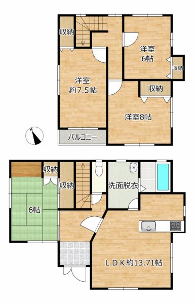 detached 富山県下新川郡入善町上飯野新 地図を見る
