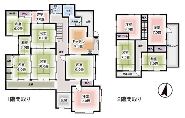 detached 富山県小矢部市蓮沼 地図を見る