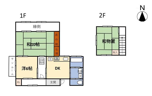 富山県富山市の一戸建て | 970万円 | 2DK | 373.95m² | Akiyama house finder