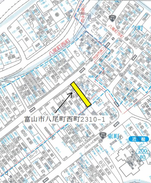 detached 富山県富山市八尾町西町 地図を見る