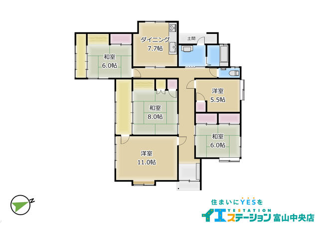 detached 富山県中新川郡上市町若杉新 地図を見る