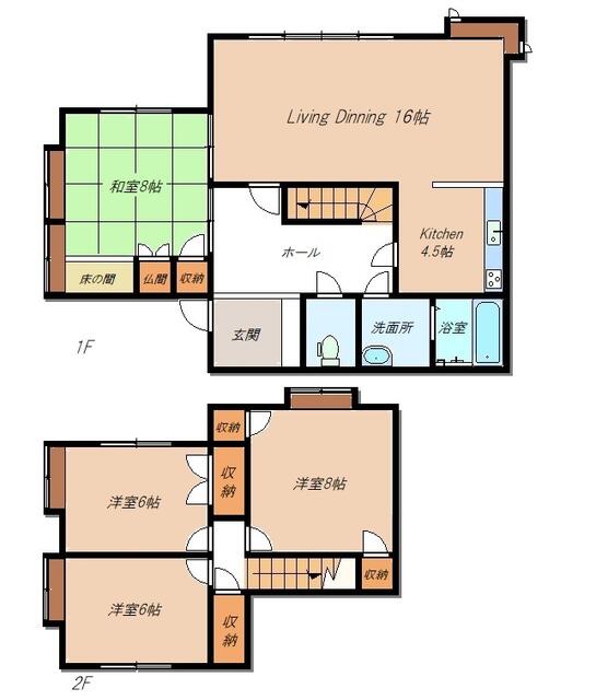 富山県富山市の一戸建て | 980万円 | 4LDK | 202.71m² | Akiyama house finder