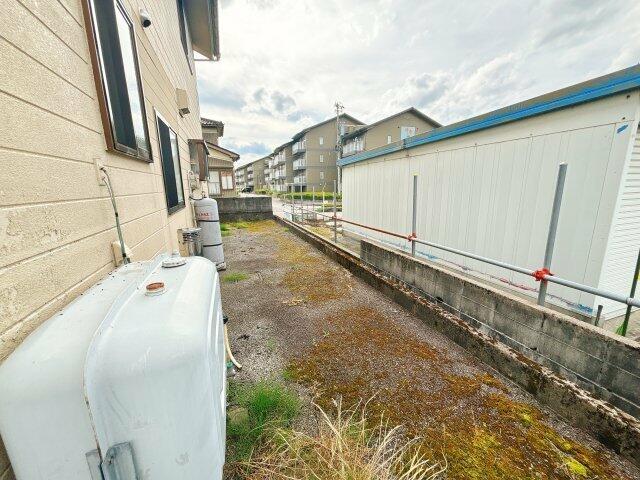 物件の裏です。