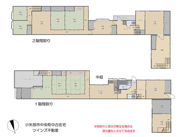 detached 富山県小矢部市中央町 地図を見る