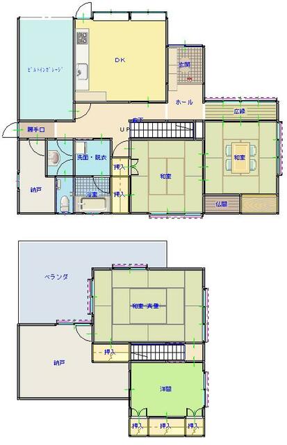おおよその間取り図（現況優先）