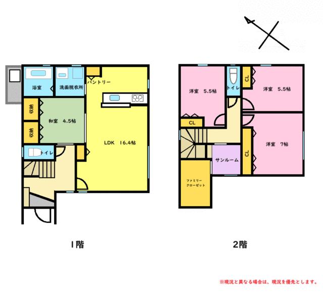 detached 富山県小矢部市芹川 地図を見る
