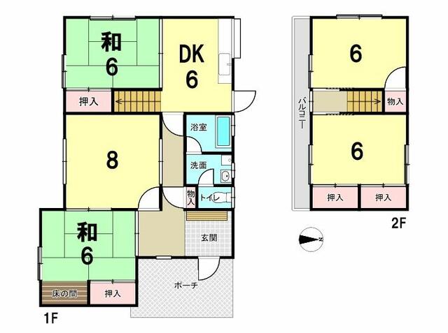 富山県富山市の一戸建て | 960万円 | 5DK | 226.88m² | Akiyama house finder