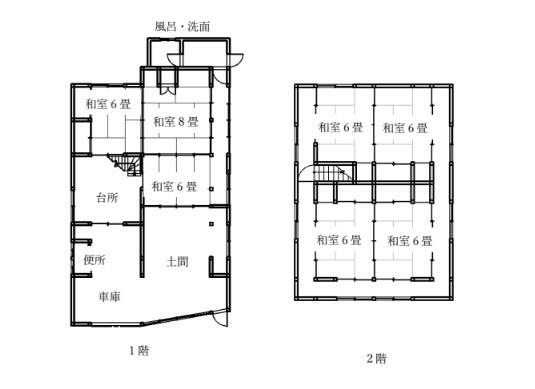 detached 石川県白山市鶴来朝日町 地図を見る