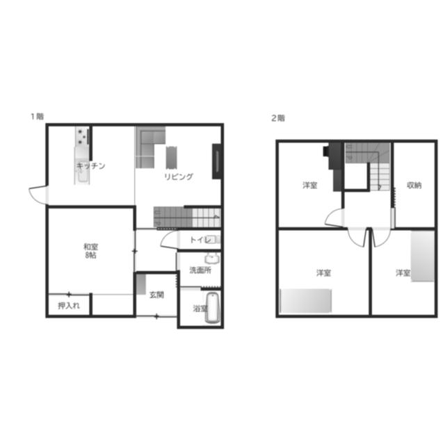 石川県加賀市の一戸建て | 1480万円 | 4LDK | 169.75m² | Akiyama house finder