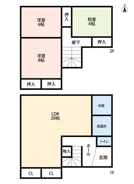 石川県白山市の一戸建て | 2280万円 | 3LDK | 165.26m² | Akiyama house finder