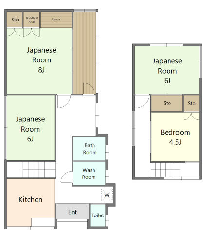 detached 富山県小矢部市西中野 地図を見る