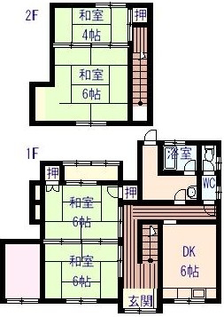 house for sale in Kaga, Ishikawa | ¥950,000 | 4DK | Akiyama house fin…