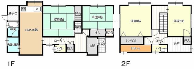 detached 石川県河北郡津幡町字太田 地図を見る