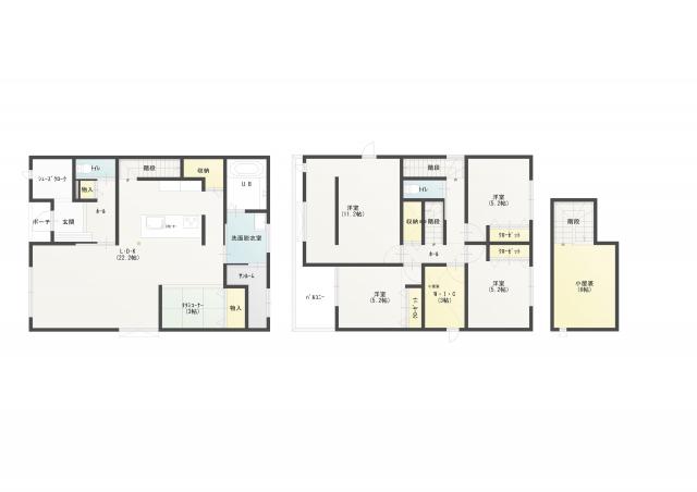 detached 石川県野々市市柳町 地図を見る