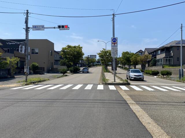 のと里山海道へのメイン道路