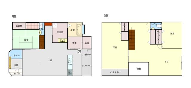 石川県小松市の一戸建て | 1880万円 | 3LDK | 231.41m² | Akiyama house finder
