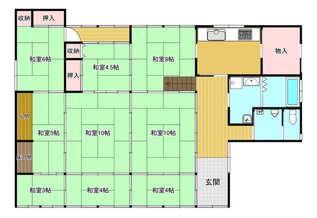 detached 石川県羽咋郡宝達志水町北川尻 地図を見る
