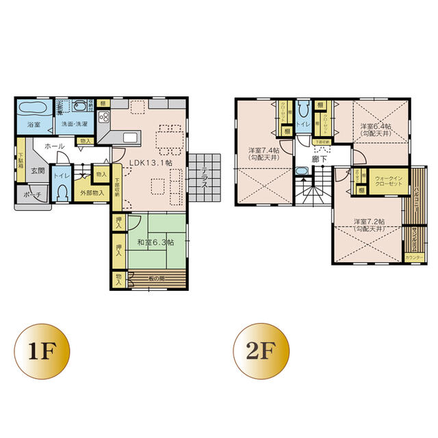detached 石川県かほく市浜北 地図を見る