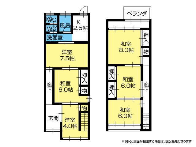 石川県金沢市の一戸建て | 300万円 | 6K | 80.17m² | Akiyama house finder