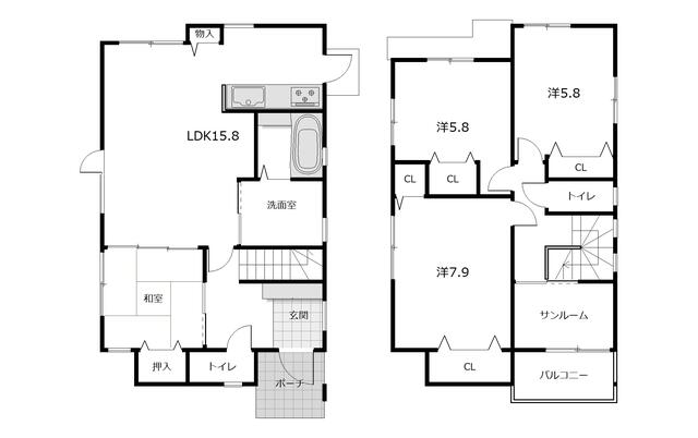 detached 富山県小矢部市埴生 地図を見る