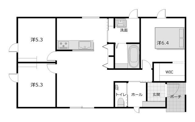 detached 富山県小矢部市金屋本江 地図を見る