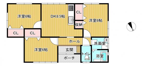detached 石川県鹿島郡中能登町黒氏 地図を見る
