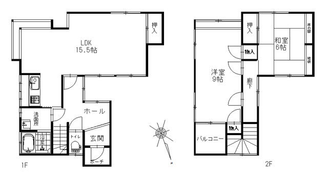 detached 石川県河北郡内灘町字鶴ケ丘５丁目 地図を見る
