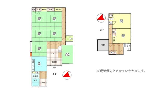 detached 福井県あわら市波松 地図を見る