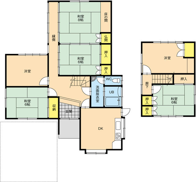 detached 福井県丹生郡越前町上川去