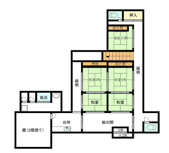 detached 福井県坂井市丸岡町上久米田