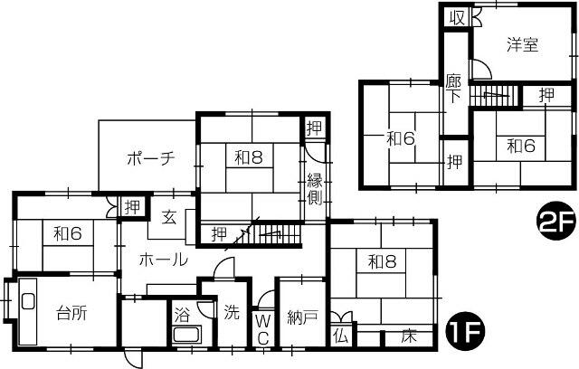 福井県あわら市の一戸建て | 680万円 | 6SDK | 165.29m² | Akiyama house finder