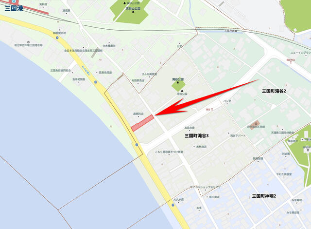 detached 福井県坂井市三国町滝谷３丁目 地図を見る