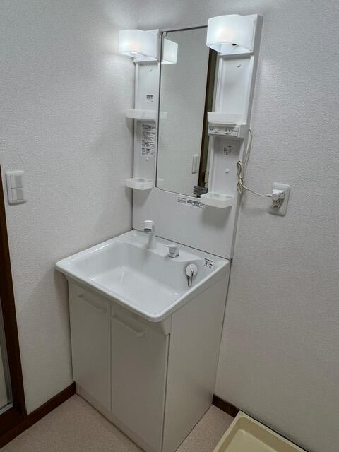 洗面台・洗面所／シャンプードレッサー付き洗面台です。