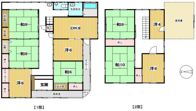 【ハトマークサイト福井】福井県南条郡南越前町東大道の 9DK 中古一戸建