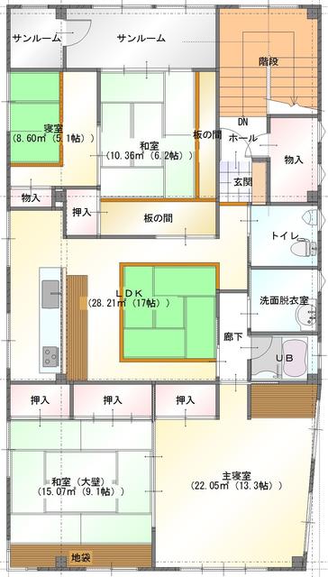 間取り図／４Ｆ平面図