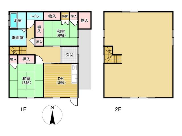 detached 福井県吉田郡永平寺町松岡志比堺
