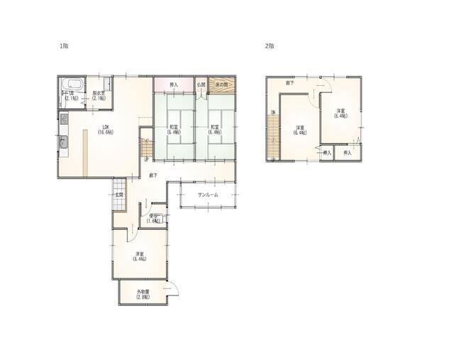 detached 福井県鯖江市入町
