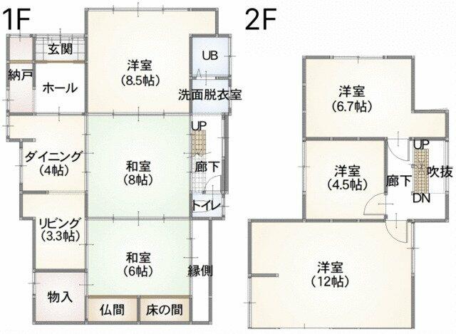 detached 福井県鯖江市西袋町 地図を見る