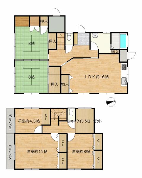 detached 福井県勝山市滝波町５丁目 地図を見る