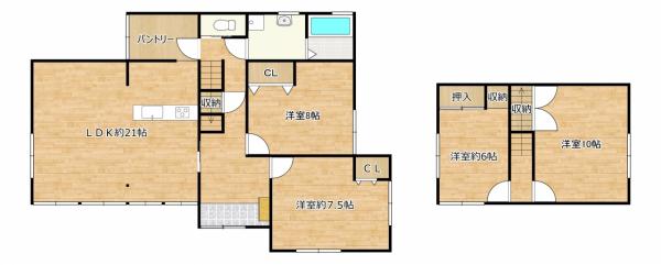 detached 福井県勝山市郡町１丁目 地図を見る