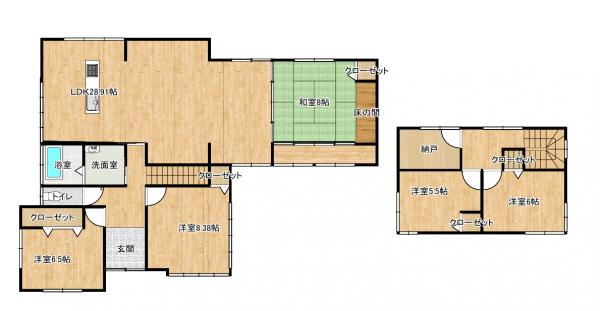 detached 福井県勝山市旭町２丁目 地図を見る